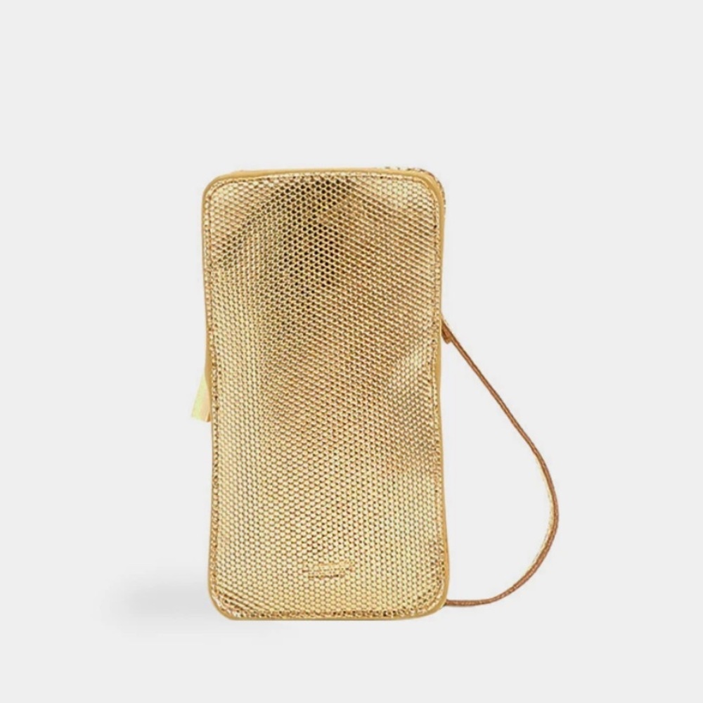 Hammitt 424 crossbody in Brushed Gold